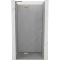 Dušo durys Mexen Lunar L, kairė, 105 cm, transparent/brushed gold