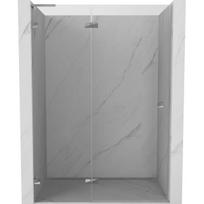 Dušo durys Mexen Lunar L, kairė, 130 cm, transparent/chrome