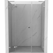 Dušo durys Mexen Lunar L, kairė, 160 cm, transparent/chrome