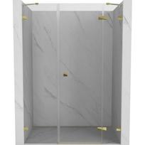 Dušo durys Mexen Lunar, dešininės, 140 cm, transparent/gold