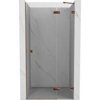 Dušo durys Mexen Lunar, dešininės, 90 cm, transparent/rose gold