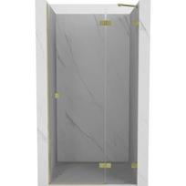 Dušo durys Mexen Lunar, dešininės, 95 cm, transparent/brushed gold