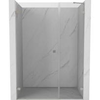 Dušo durys Mexen Lunar-B, kairė, 110 cm, transparent/brushed nickel