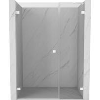 Dušo durys Mexen Lunar-B, kairė, 115 cm, transparent/white