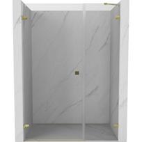 Dušo durys Mexen Lunar-B, kairė, 120 cm, transparent/gold