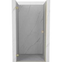 Dušo durys Mexen Lunar-B, kairė, 90 cm, transparent/brushed gold