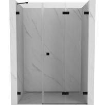 Dušo durys Mexen Lunar-F, sulankstomos, dešinė, 135 cm, transparent/black