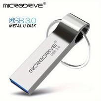 USB laikmena Metalinė USB 2.0 atmintinė su pakabinimu,  Sidabrinis