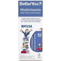 Multivitaminų vaikams skirtas kasdienis burnos purškalas su šokolado ir zefyrų skoniu – 25 ml.