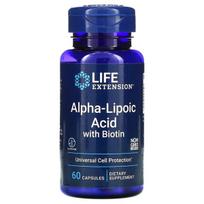 Alfa-lipoinė rūgštis su biotinu - 60 kapsulių
