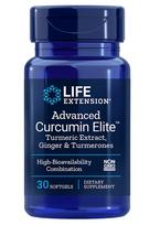 „Advanced Curcumin Elite“ ciberžolės ekstraktas, imbieras ir ciberžolės – 30 minkštųjų kapsulių