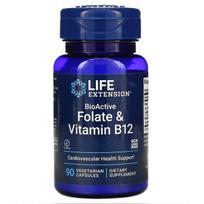 Bioaktyvūs folatai ir vitaminas B12 - 90 v kapsulių