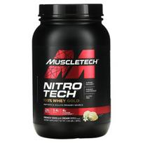 Nitro-Tech 100% Whey Gold, French Vanilla Cream - 907g