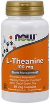 L-teaninas su žaliąja arbata be kofeino, 100 mg - 90 v kapsulių