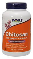 Chitozanas, 500 mg plius chromas - 240 v kapsulių
