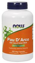 Pau D'Arco, 500 mg - 250 v kapsulių