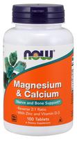 Magnis ir kalcis su cinku ir vitaminu D3 - 100 tablečių