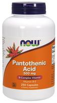 Pantoteno rūgštis, 500 mg - 250 kapsulių