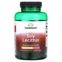 Sojų lecitinas, 1200 mg - 90 minkštųjų kapsulių