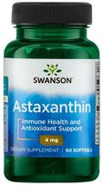 Astaksantinas, 4 mg - 60 minkštųjų kapsulių