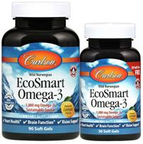 Išmanusis Omega-3, 1000 mg natūralios citrinos skonio – 90 + 30 minkštųjų kapsulių