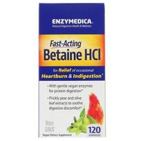 Betaino HCl - 120 kapsulių
