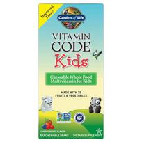 „Vitamin Code Kids“ (kramtomi viso maisto multivitaminai vaikams), vyšnių ir uogų skonio – 60 kramtomųjų meškiukų