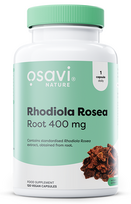 Rhodiola Rosea šaknis, 400 mg - 120 veganiškų kapsulių