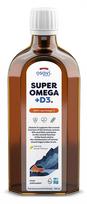 Super Omega + D3, 2900mg Omega 3 (citrina) - 250 ml.