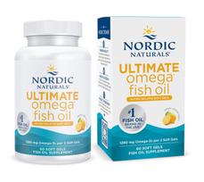 „Ultimate Omega“ žuvų želatinoje, 1280 mg citrinų skonio – 60 minkštųjų kapsulių
