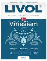 LIVOL  Multi For Men tabletės, 60 vnt.