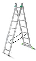 Kopėčios HERVIN EQUIPMENT, aliuminės, universalios, 2x9 pakopų, 2400-3960 mm, AC0209A