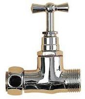 Ventilis kampinis WIRQUIN R26, 3/8'' x 3/8'', nikeliuotas