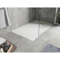 Stačiakampis dušo padėklas Mexen Hugo SMC, 140 x 80 cm, White+Gold