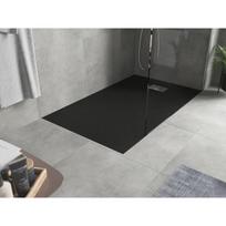 Stačiakampis dušo padėklas Mexen Hugo SMC, 150 x 90 cm, Black+Inox