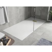 Stačiakampis dušo padėklas Mexen Hugo SMC, 180 x 90 cm, White+Gold