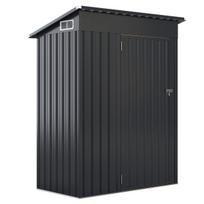 Sodo namelis, 150x90,5x185 cm, juodas