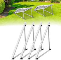 Saulės kolektorių laikiklis Saulės modulių laikiklis Balkono elektrinė 118 cm, skirta saulės kolektoriams 100 W-600 W, reguliuojamas 0-90° kampas, skirtas saulės kolektoriams ant stogo (118 cm saulės kolektorių laikiklis)