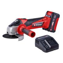 Akumuliatorinis kampinis šlifuoklis EINHELL TC-AG 18/115 Li, 18 V, maks. disko skersmuo 115 mm, komp