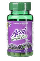 Acai with Green Tea, 1500mg - 120 tablets