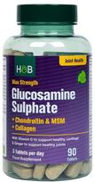 Glucosamine Sulphate Chondroitin & MSM + Collagen - 90 tablets