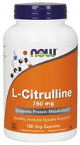L-Citrulinas, 750 mg - 180 v kapsulių