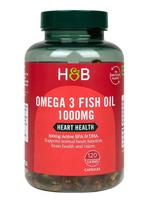 Omega 3 Fish Oil, 1000mg - 120 caps (EAN 5059604473074)