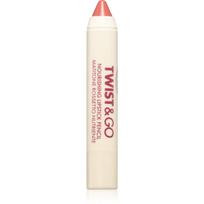 puroBIO Cosmetics Twist&Go maitinamieji lūpų dažai pieštukas atspalvis Peach Nude 2.9 g