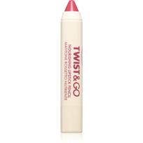 puroBIO Cosmetics Twist&Go maitinamieji lūpų dažai pieštukas atspalvis Indian Pink 2.9 g