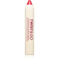 puroBIO Cosmetics Twist&Go maitinamieji lūpų dažai pieštukas atspalvis Raspberry Red 2.9 g