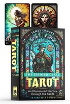 Destiny Books vitražinė taro kaladė 78 su anglišku vadovu