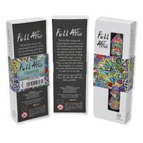 Q WORKSHOP Graffiti stalo RPG kauliukų rinkinys, 7 vnt – spalvoti full art