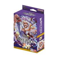 One Piece kortų žaidimas Gear 5 Luffy startinis rinkinys su įmautėmis