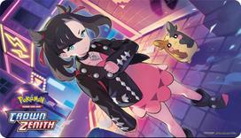 Pokémon TCG Crown Zenith žaidimų kilimėlis – Marnie ir Morpeko